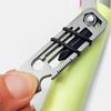 Mini Multifunctional Pry Bar Keychain Shape Outdoor Multifunctional Screwdriver  Bike Repair Tools