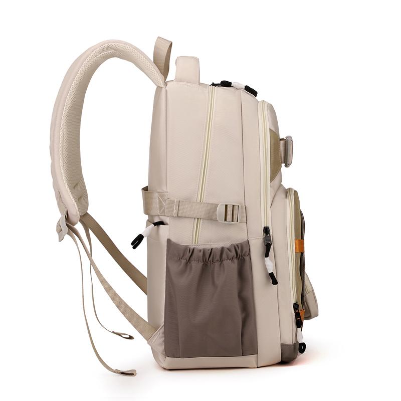 Plecak Ucznia Liceum Blok Kolorystyczny Duża Pojemność Wytrzymały Plecak