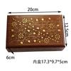 Handcrafted Copper Inlaid Solid Wood Box Jewelry Organizer Indian Rosewood for Watches Stamps Gold Bars