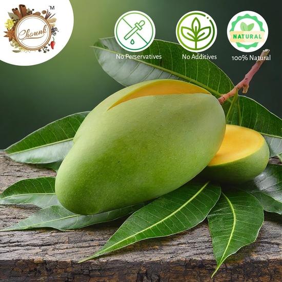 Chounk Dried Amchoor Whole | Amchur Dried Mango Slice | Natural Amchur Sabut with No Added Preservatives - 400 Grams