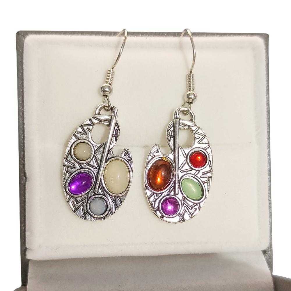 Umělecké střapcové náušnice smíšených barev pro ženy