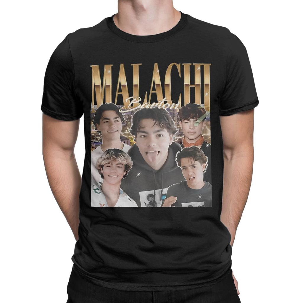 Malachi Barton Actor Poster T-Shirt Summer Vintage T Shirts Cotton Harajuku Tshirt For Men's Short Sleeves Casual Clothing