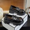 Fashion AIYUQI Women's Loafers British Style 2025 New Platform Women Spring Shoes Large Size Platform Women's Genuine Leather Shoes