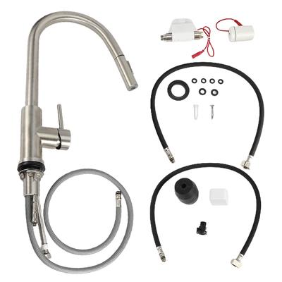 G1/2in Thread 360 Degrees Rotation Touch Kitchen Faucet with Pull Down Sprayer Sensor Water Tap
