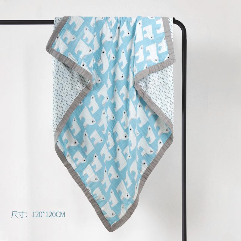 Baby Blanket, Spring and Autumn Baby Products, Cotton, Newborn Towel Gauze, Bath Towel Ins Children's Blanket