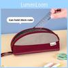 Oxford Fabric Shell Pencil Case With Large Capacity For Students And Office Use