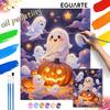 Digital Halloween Pumpkin Oil Painting Art Coloring Painting Handmade Diy Home Decoration Painting