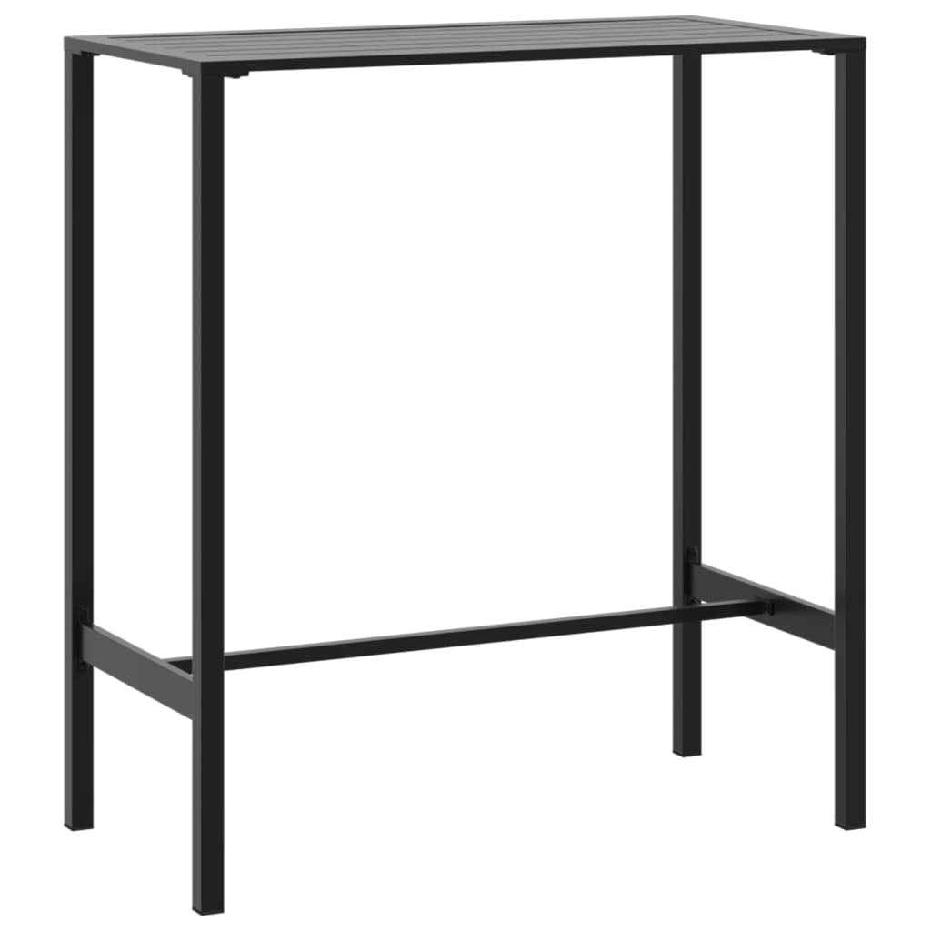Bartisch Black 100x50x110 cm Powder Coated Steel