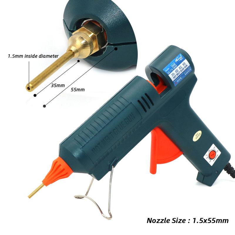 

Пистолет для термоплавкого клея, 150 Вт, длинное сопло, регулируемая температура для клеевого стержня 11 мм, профессиональный промышленный инструмент для самостоятельного ремонта, клеевой пистолет 150W&AU