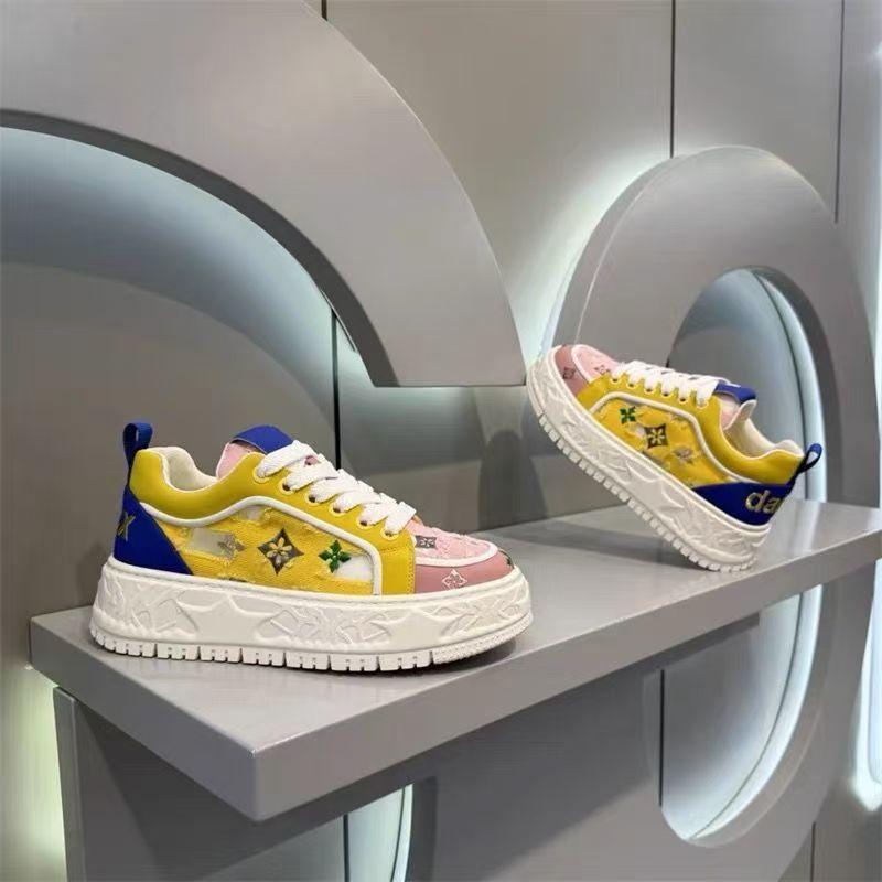 YNN summer casual sports shoes platform canvas board shoes