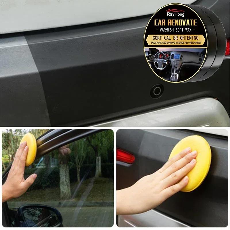 YC19 Car Plastic Restorer - Rubber Black Gloss Paste for Fade & Oxidation Repair, Whitening Reduction, and Restoration of Trims