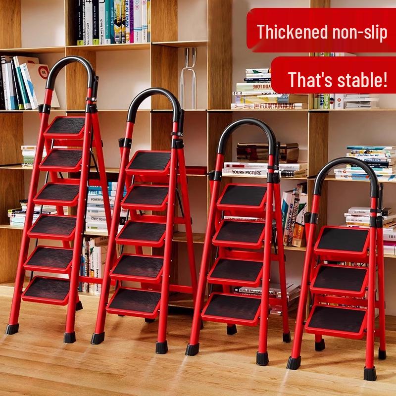 Telescopic Multi-Functional Household Folding Step Ladder