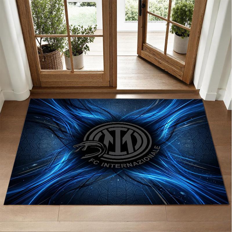 Borussia Dortmund Design Crystal Velvet Rug Soft Decorative Mat for Bedroom Entrance