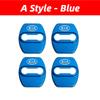 4PCS Car Door Lock Cover Logo Protection Stickers For KIA K3 K5 KX3 KX5 KX7 Sportage R Forte Carens Stinger Sorento Accessories YO7
