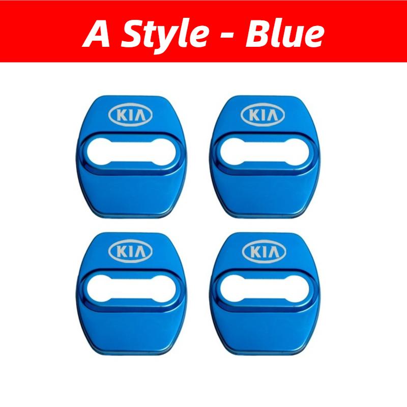 4PCS Car Door Lock Cover Logo Protection Stickers For KIA K3 K5 KX3 KX5 KX7 Sportage R Forte Carens Stinger Sorento Accessories YO7