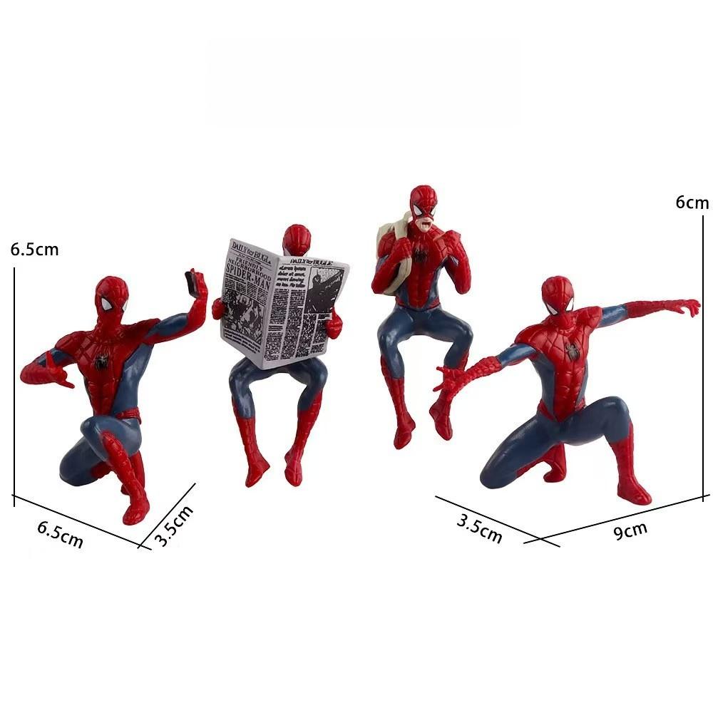 Marvel Spider-Man 7-9cm Actionfigur Superheld Spielzeug Spider-Man Anime Sammlung Mini Modell für Kinder Geschenk