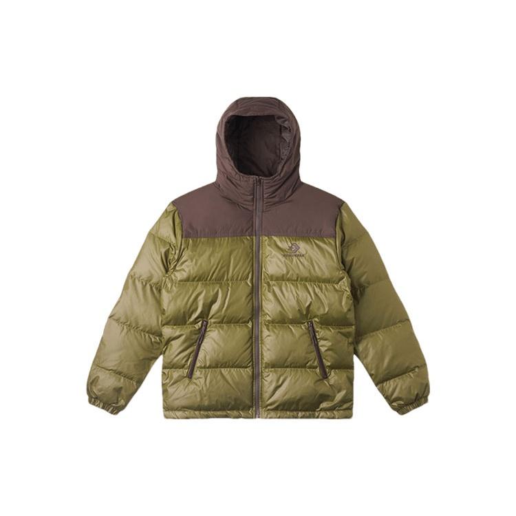 Converse Short Down Coat Asia Sizing Green Men s 10025252-A03 S