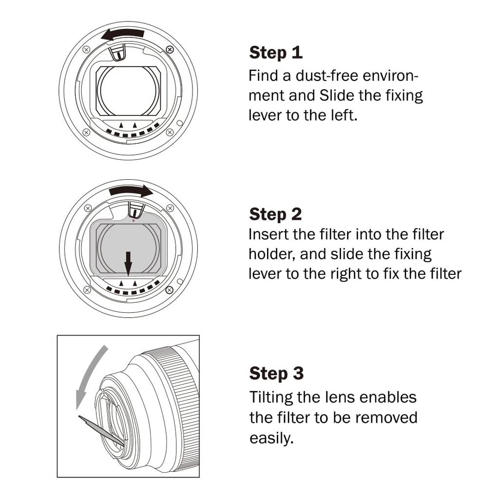 Haida Rear Lens ND Filter Set for Sigma DG DN Art and Sony (ND8, ND16, ND64, ND1000) 14-24mm F2.8 E/L