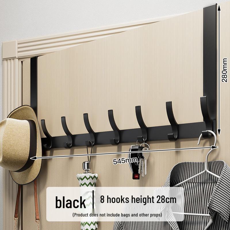 Over-the-Door No-Drill Coat Rack & Clothes Hook