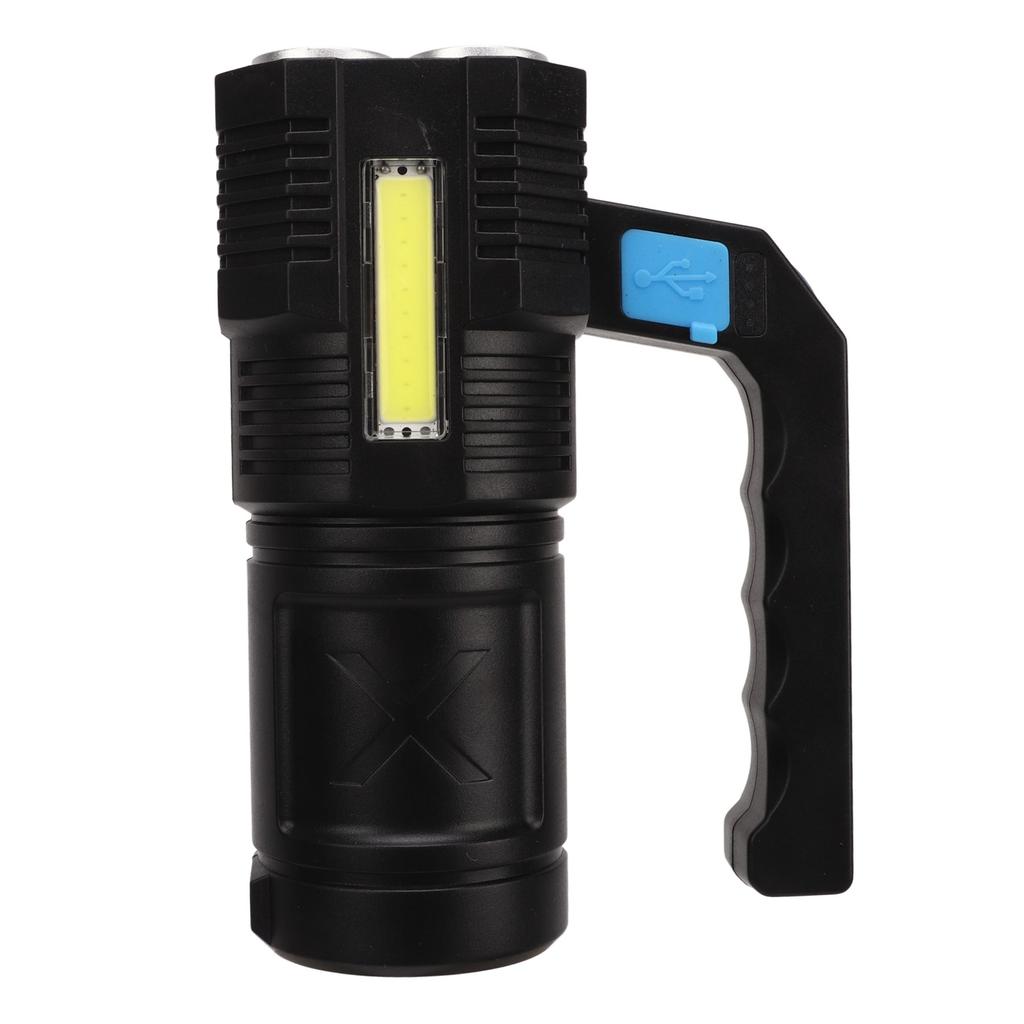 Torch Flashlight 4 Modes IPX4 Waterproof Aluminum Alloy Handheld Searchlight for Outdoor