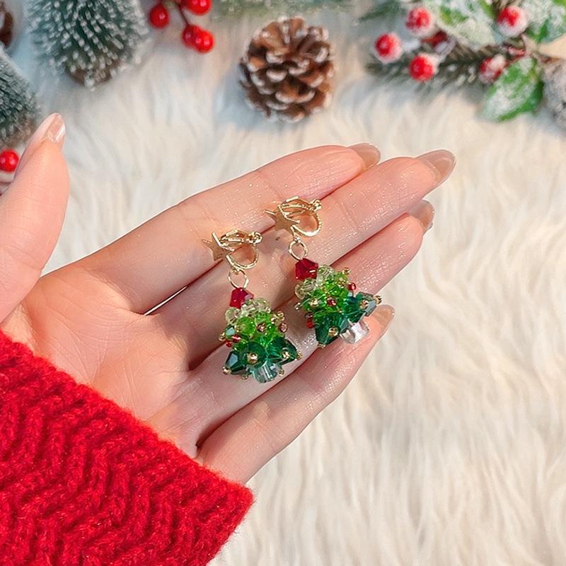 Christmas Series: Unique Autumn/Winter Stud Earrings for Women - High-End Fashion Ear Accessories