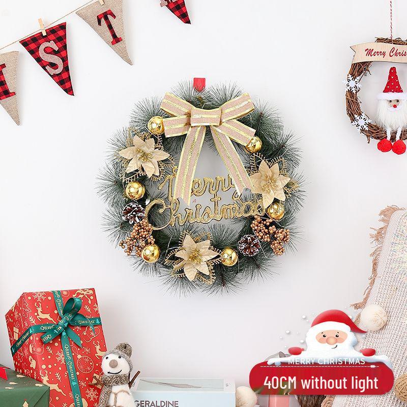 Christmas Wreath & Hanging Ornaments - Festive Wall and Door Decorations, Creative Pendants, and Gifts.