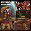 330Pcs Mimic Treasure Chest Monster Building Block Kit,MOC Pirate Treasure Box Games Series Loot Assemble Construction Brick Set
