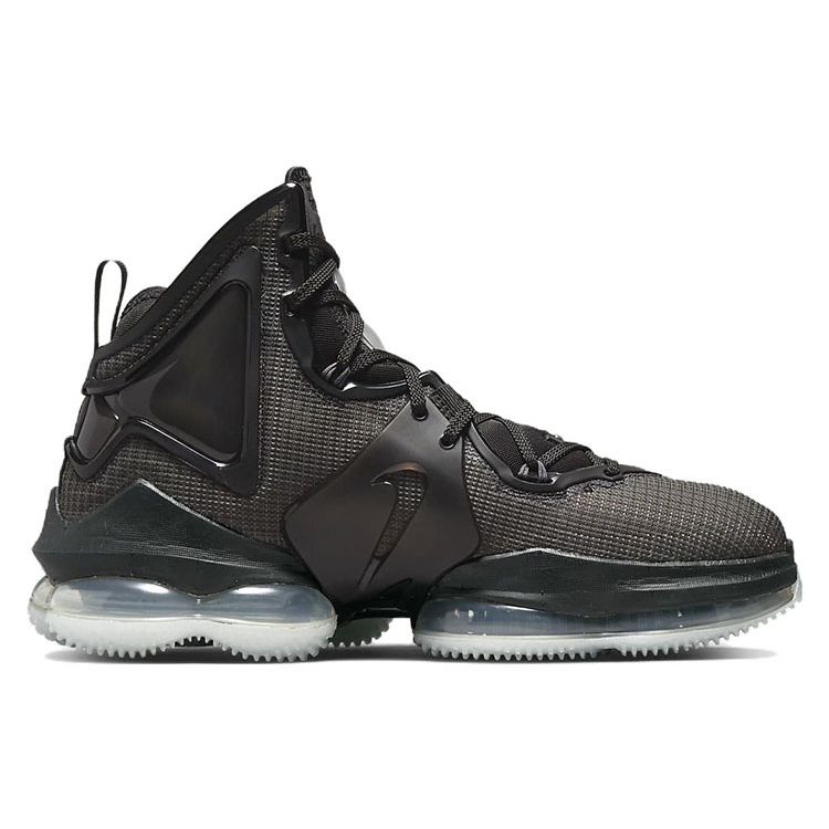 Nike LeBron 19 Černozelené Svítící Unisex Tenisky Antracitové CZ0203-003