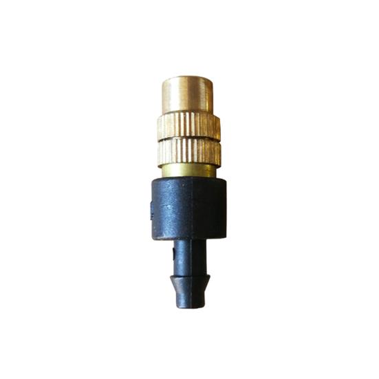 5Pcs Brass Spray Fog Mist Nozzle Adjustable Irrigation Cooling Sprinkler Head