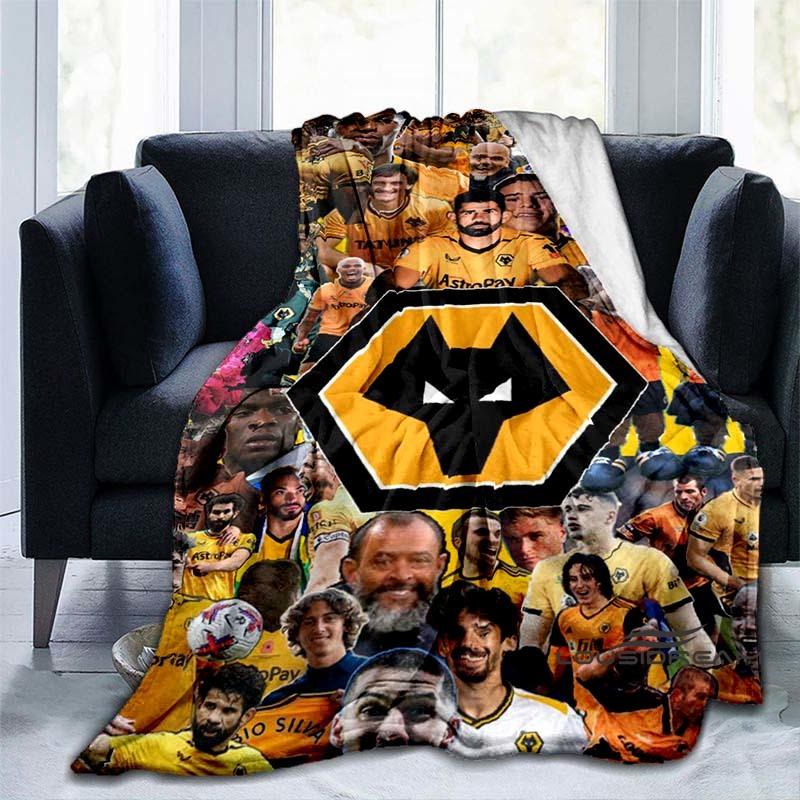 Customizable Wolf 3D Printed Sofa Blanket Living Room Bedroom Study Shawl Super Soft Warm Blanket Birthday Gift