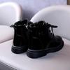 Girls' Lightweight Ankle Boots, Slip-Resistant Rubber Sole, Easy Lace-Up Closure for Toddler & Winter Footwear, Trendy Kids' Footwear