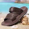 Sommer Nye strandsko for menn Sandaler Sandaler Tøfler Utendørs Two Wear Sklisikker myk bunn Myk overflate Fritid Bærbar Mote Herre tøfler