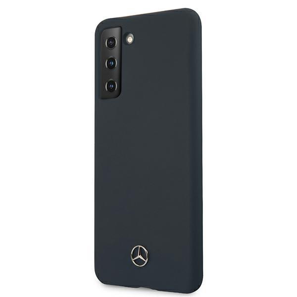 Etui Do Samsung Galaxy S21 Mercedes Silicone Line Niebieskie