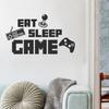 Game Theme Wall Stickers Self-adhesive PVC Gaming Controller Wall Decal Sticker for Bedroom