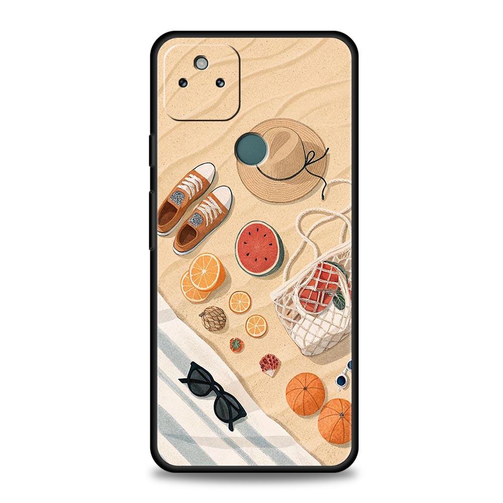 Summer Beach Phone Case Cover for Google Pixel 10 9 8 7 6 9A 8A 7A 6A Pro Shockproof Soft TPU 10 Pro XL Shell Fundas Capas Bags
