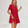 Women's Dress Casual Flowy Dresses  V-neck Vocation Boho Beach Sundress