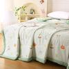 Class A Washed Cotton Summer Quilt Can Be Machine Washable Printed Air Conditioning Quilt Soft Waxy Thin Double Cover Blanket