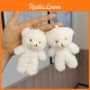Delizioso Portachiavi Peluche Orsetto Cartone Animato Mini Bambola Regalo Ciondolo Zaino Giocattolo