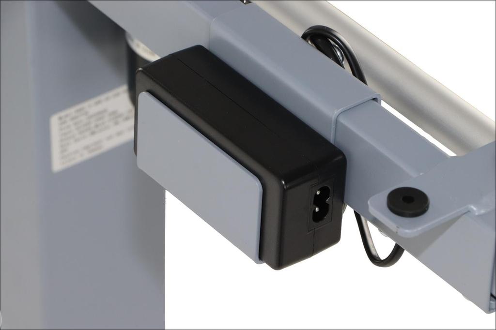 Metal Desk (table) Frame with Electric Height Adjustment, Electric PRATO 01-2T/A GRAY