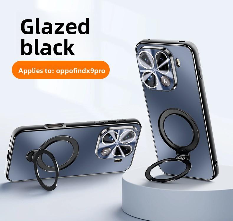 For OPPO Find X9 Pro Case Hard AG Matte Ring Stand Magnetic MagSafe Protective Back Cover For Find X9 X8 Pro X8S+ X8Ultra Shell