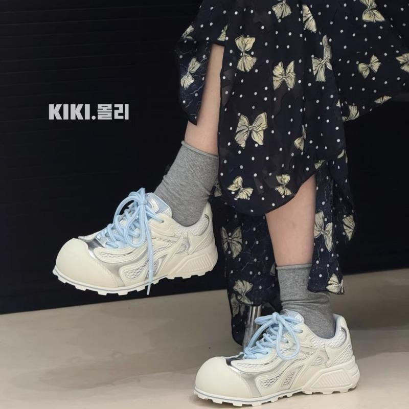 College style women's spring new comfortable versatile flat casual net shoes board shoes