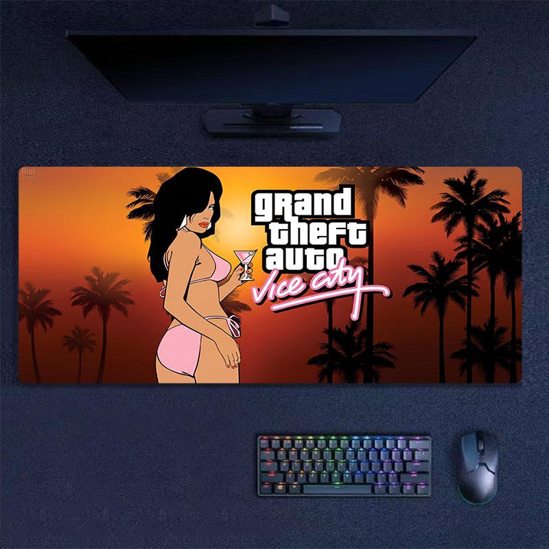 Gta5 Μεγάλο Μαξιλάρι Τραπεζιού Παιχνιδιών Αντιολισθητικό Laptop Tablet Μεγάλο Ποντικοπάντο XXL Στρώμα Mini PC Playmat Με Κλειδωμένη Άκρη