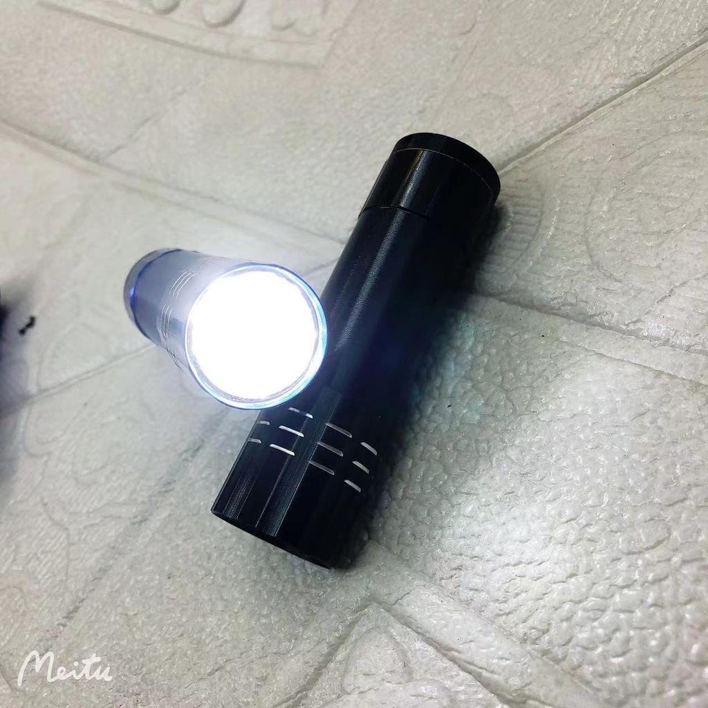 9LED Powerful Flashlight Portable Floodlight Tool Box Accessory