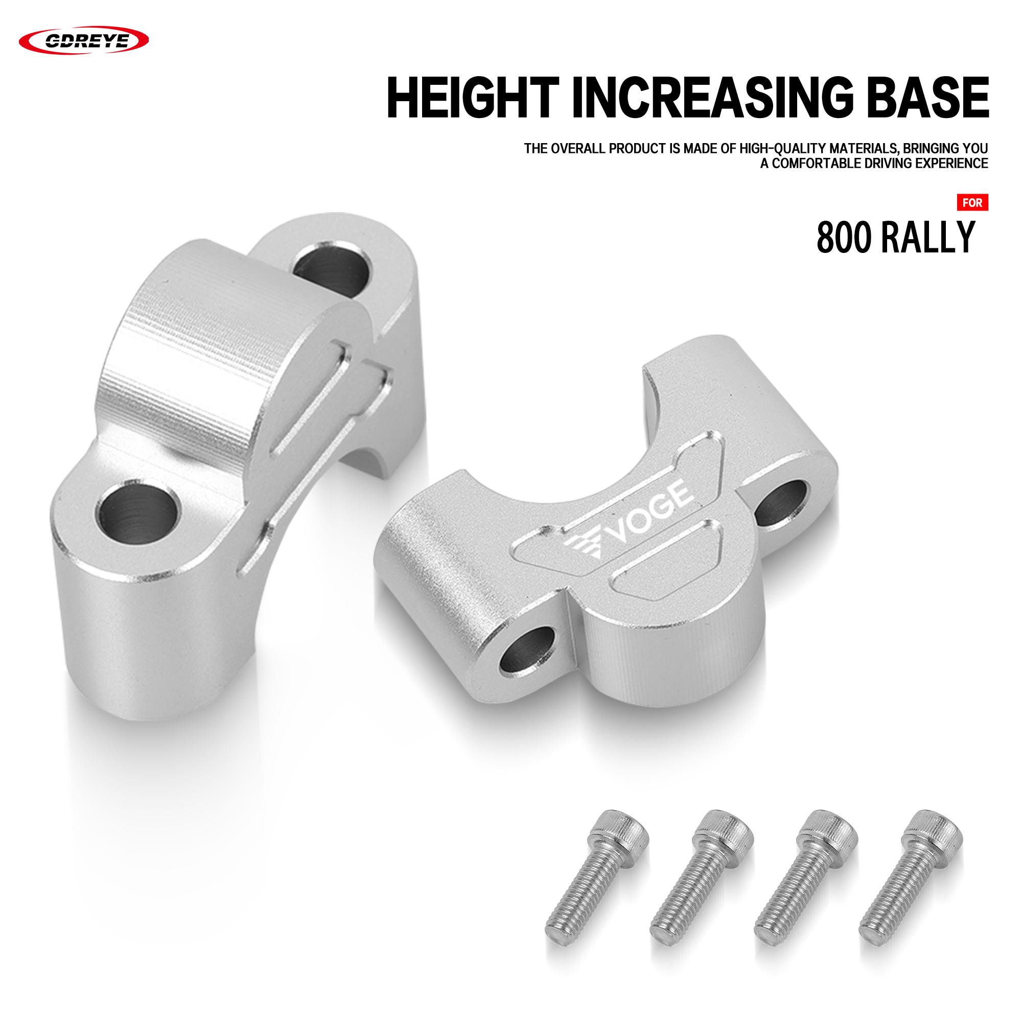 

For Voge DS800X DS800 RALLY 800Rally Handlebar Riser Mount Motorcycle 800 rally Aluminum Handle Clamp Handle Bar Risers Adapter Increase by 2cm