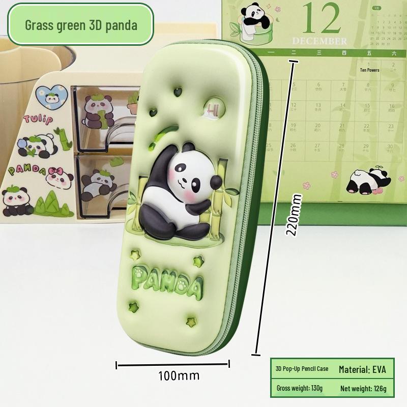 2024 Cute Capybara Kids' Large Capacity Thickened Pencil Case