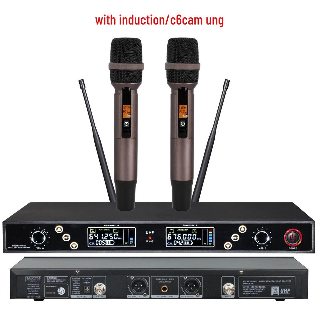 High-End Wireless U-Band Infrared Lavalier & Headset Microphone for Stage & Conference Use