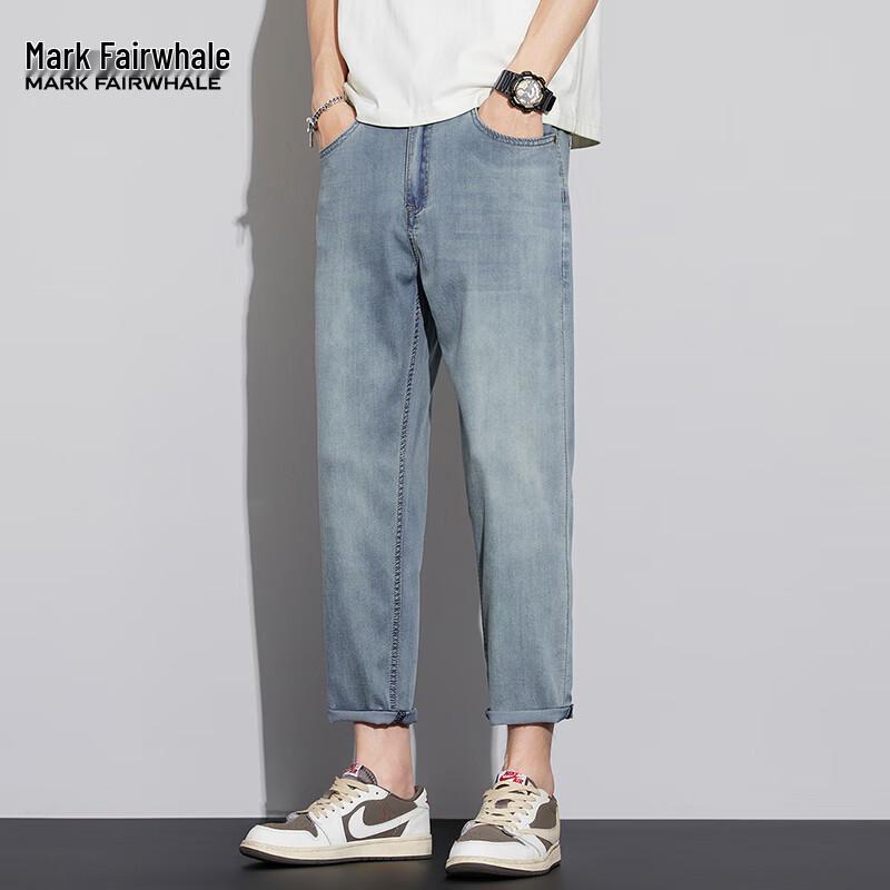 Mark Fairwhale Men's Lyocell Blend Straight-Leg Jeans