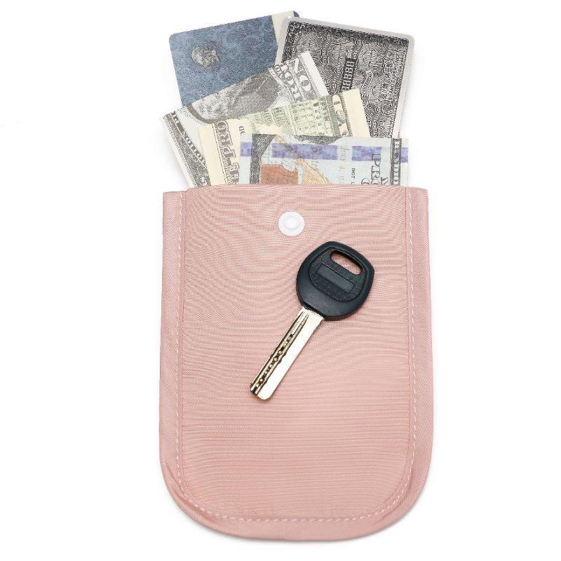Nylon Slim-Fit Women's Hidden Travel Underwear Coin & Card Holder