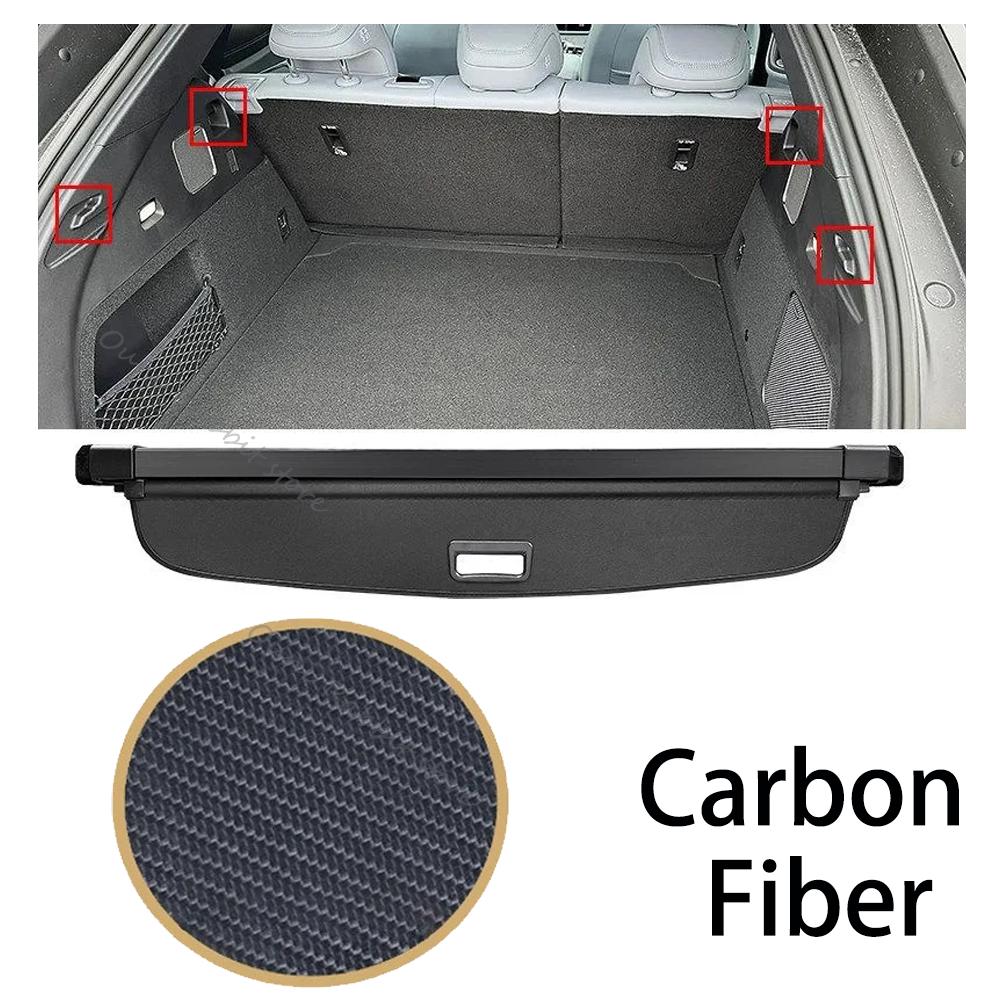 For BYD Sealion 7 2024~2026 2025 Car Trunk Canvas Cargo Cover Privacy Telescopic Luggage Carrier Storage Curtain Accessories