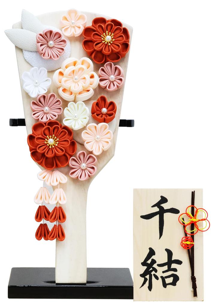 Osaka Choseido Hagoita Cute and with Personalized Wooden Tag Included Perfect for the First New (battledore), Stylish, Compact, Stand, (shipped